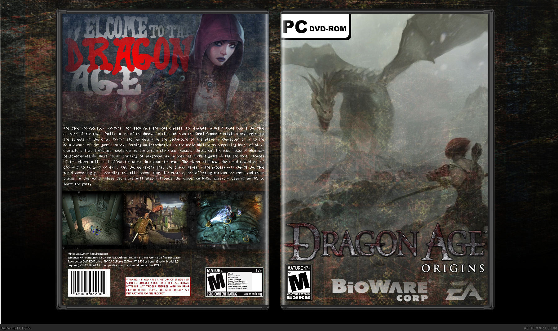 Dragon Age - Origins box cover