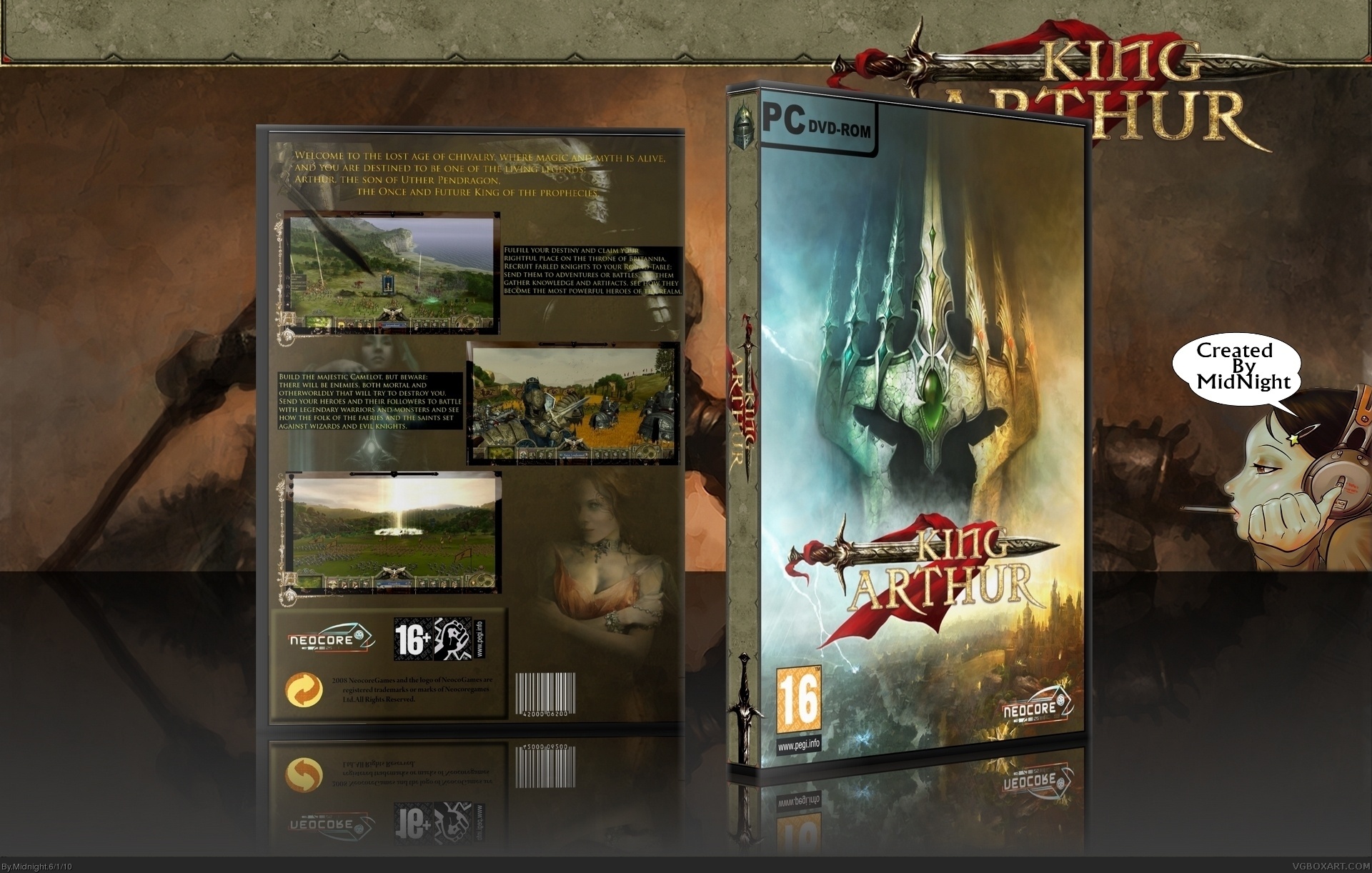 King Arthur The Roleplaying Wargame box cover