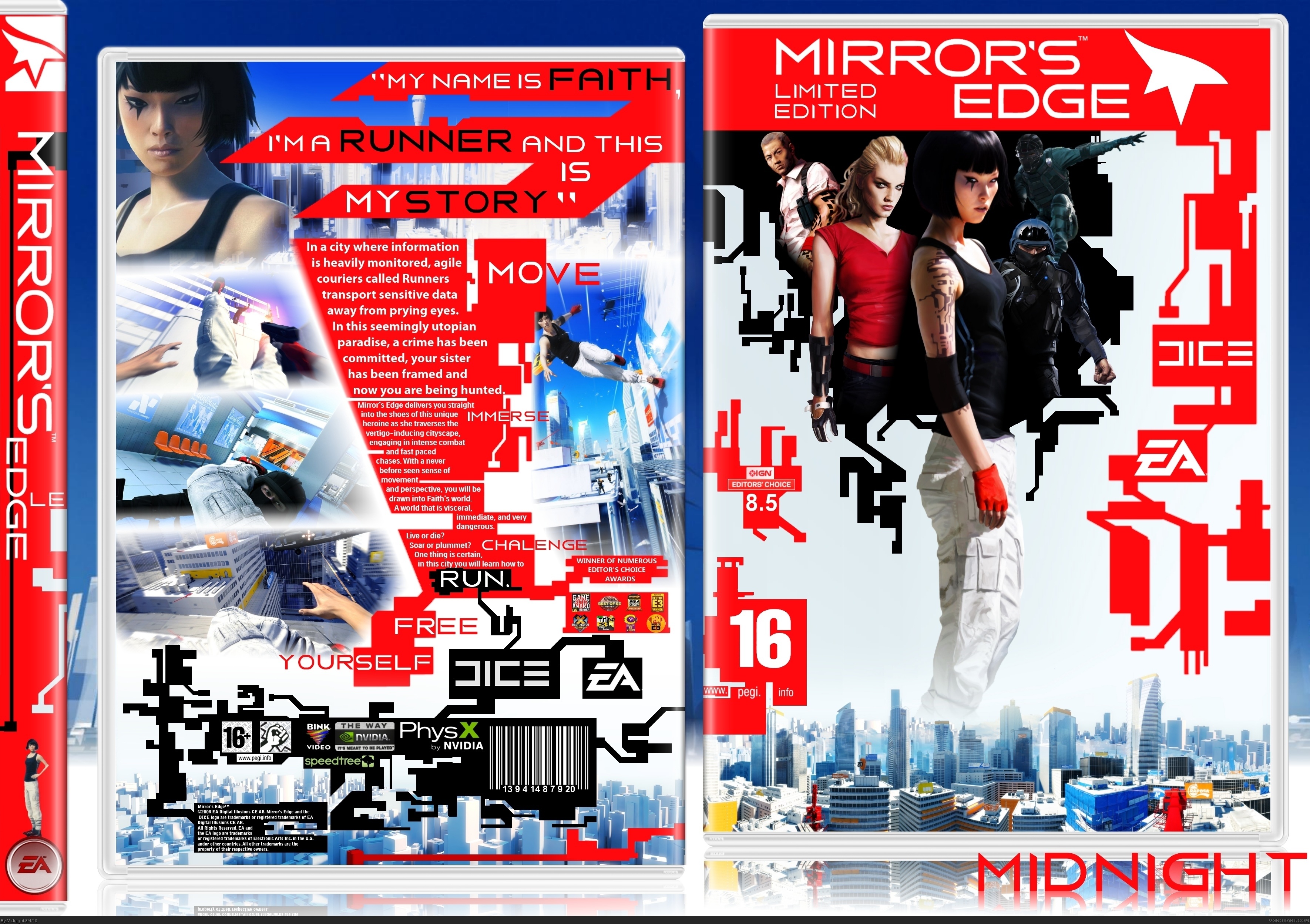 Mirror's Edge Limited Edition box cover