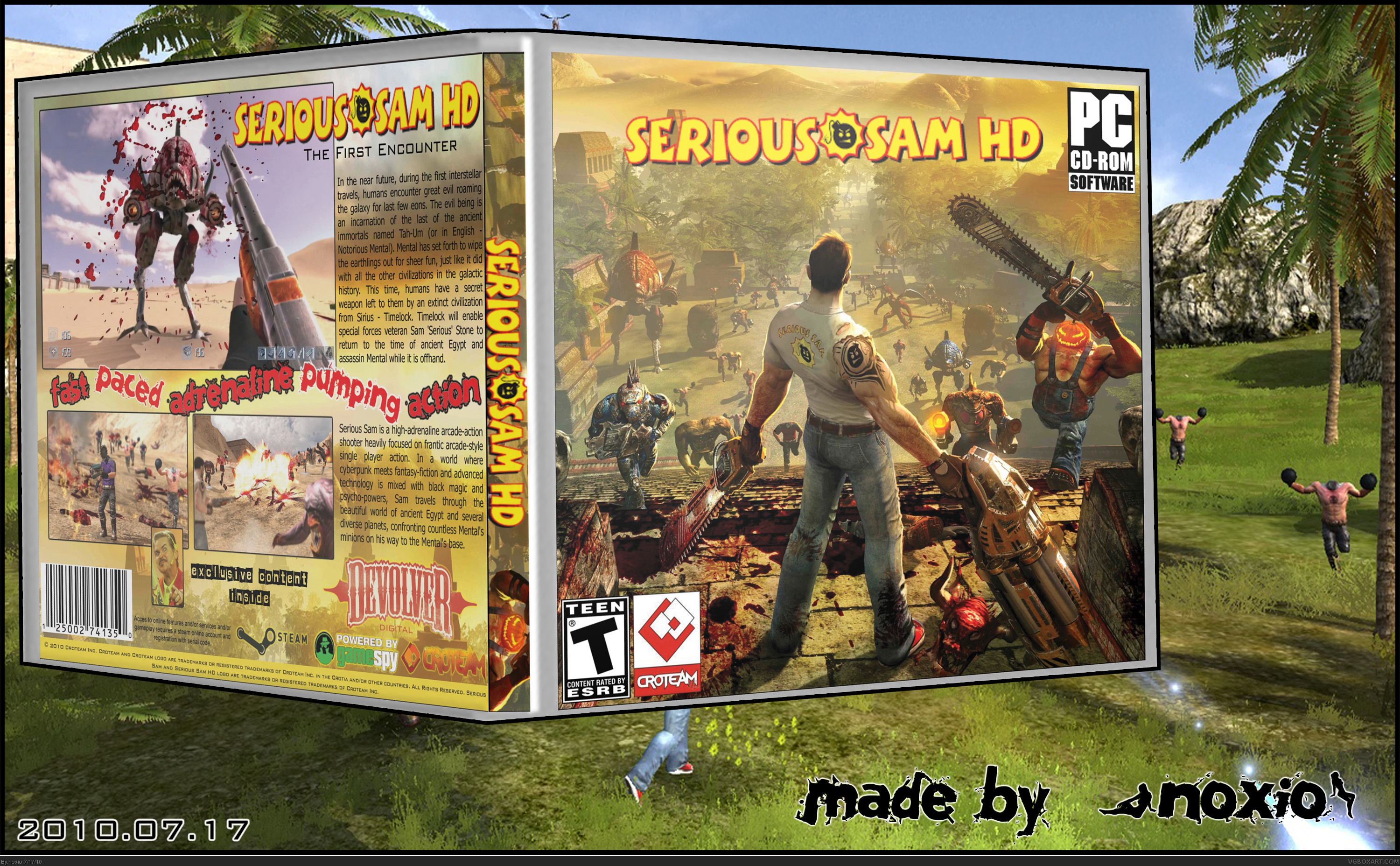 Serious Sam HD: First Encounter box cover