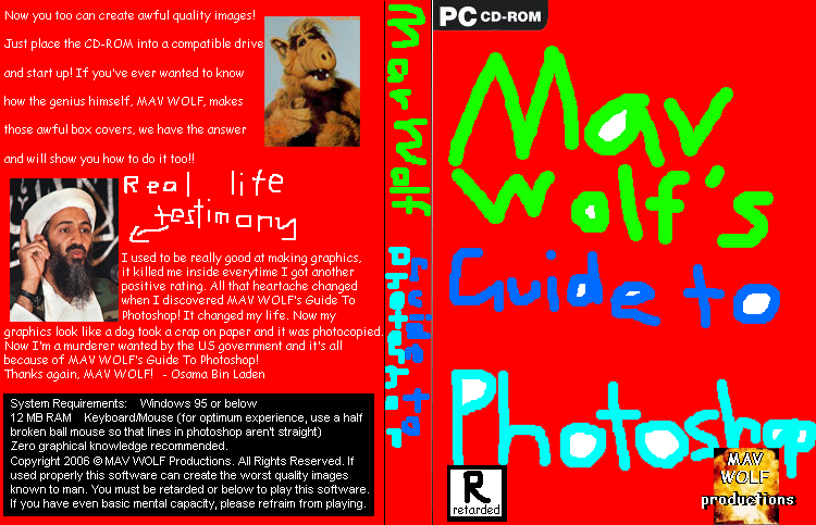 MAV WOLF's Guide to Photoshop box cover