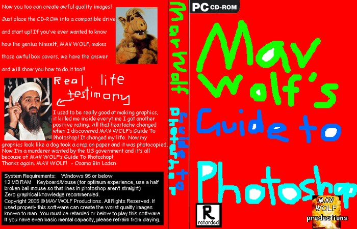 MAV WOLF's Guide to Photoshop box art cover