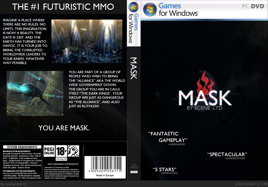 Mask 1 box cover