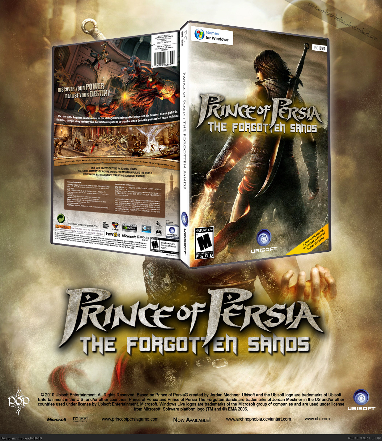 Prince of Persia - The Forgotten Sands box cover