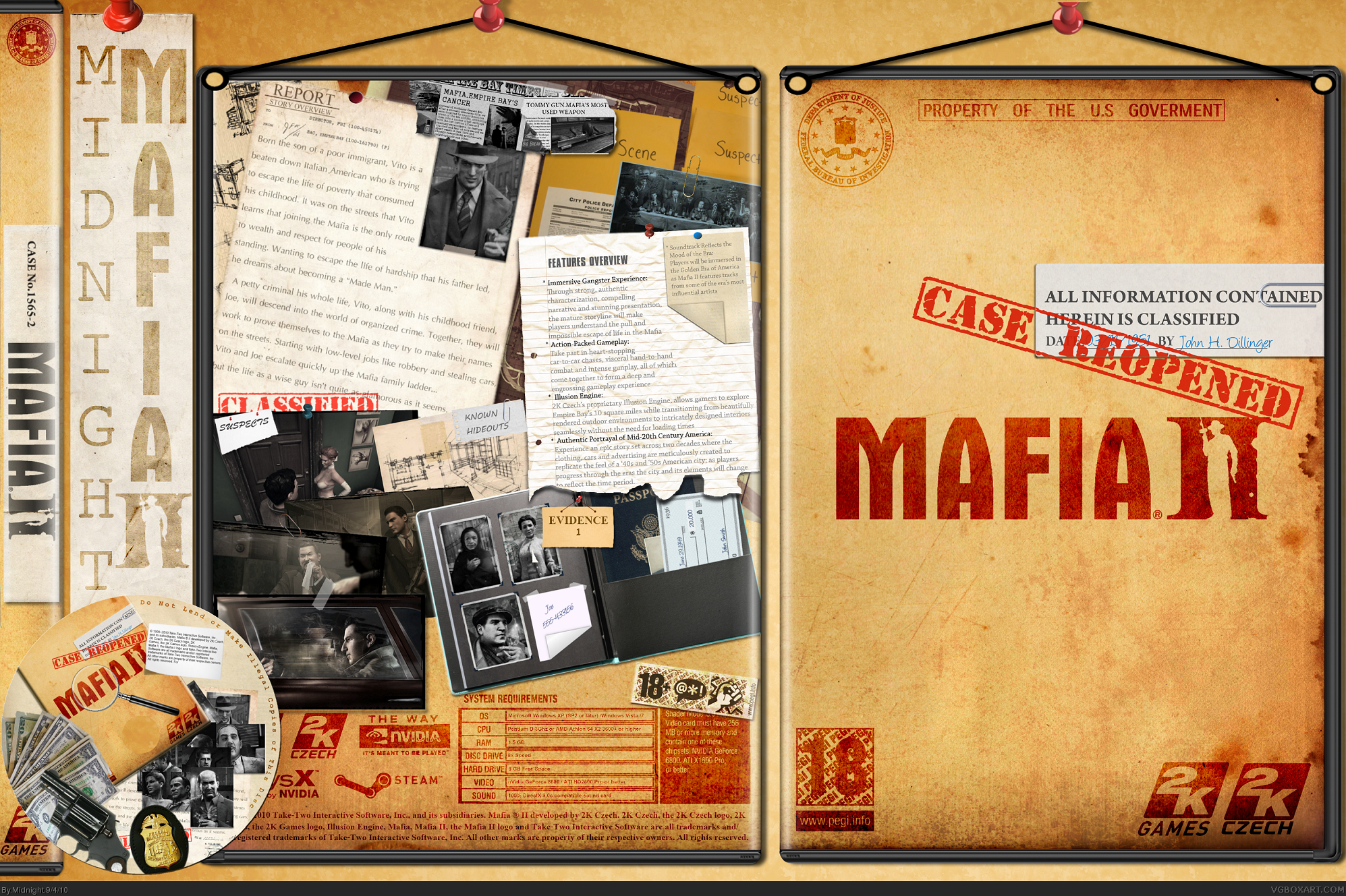 Mafia 2 box cover