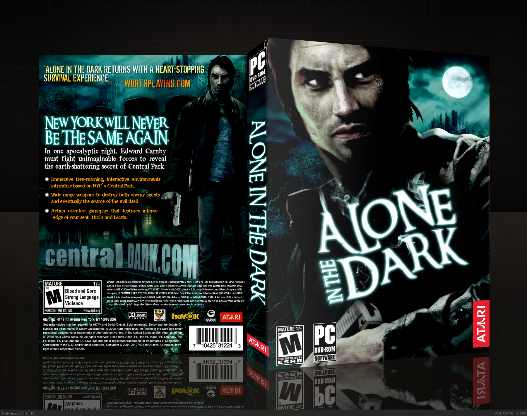 Alone in the Dark box cover