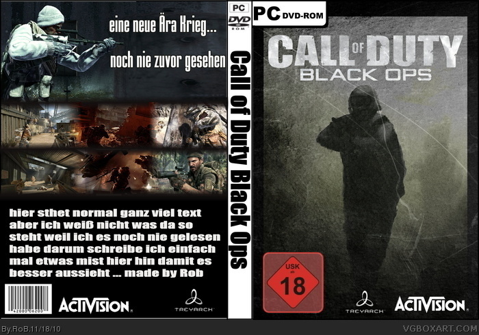 cod black ops (German) box art cover