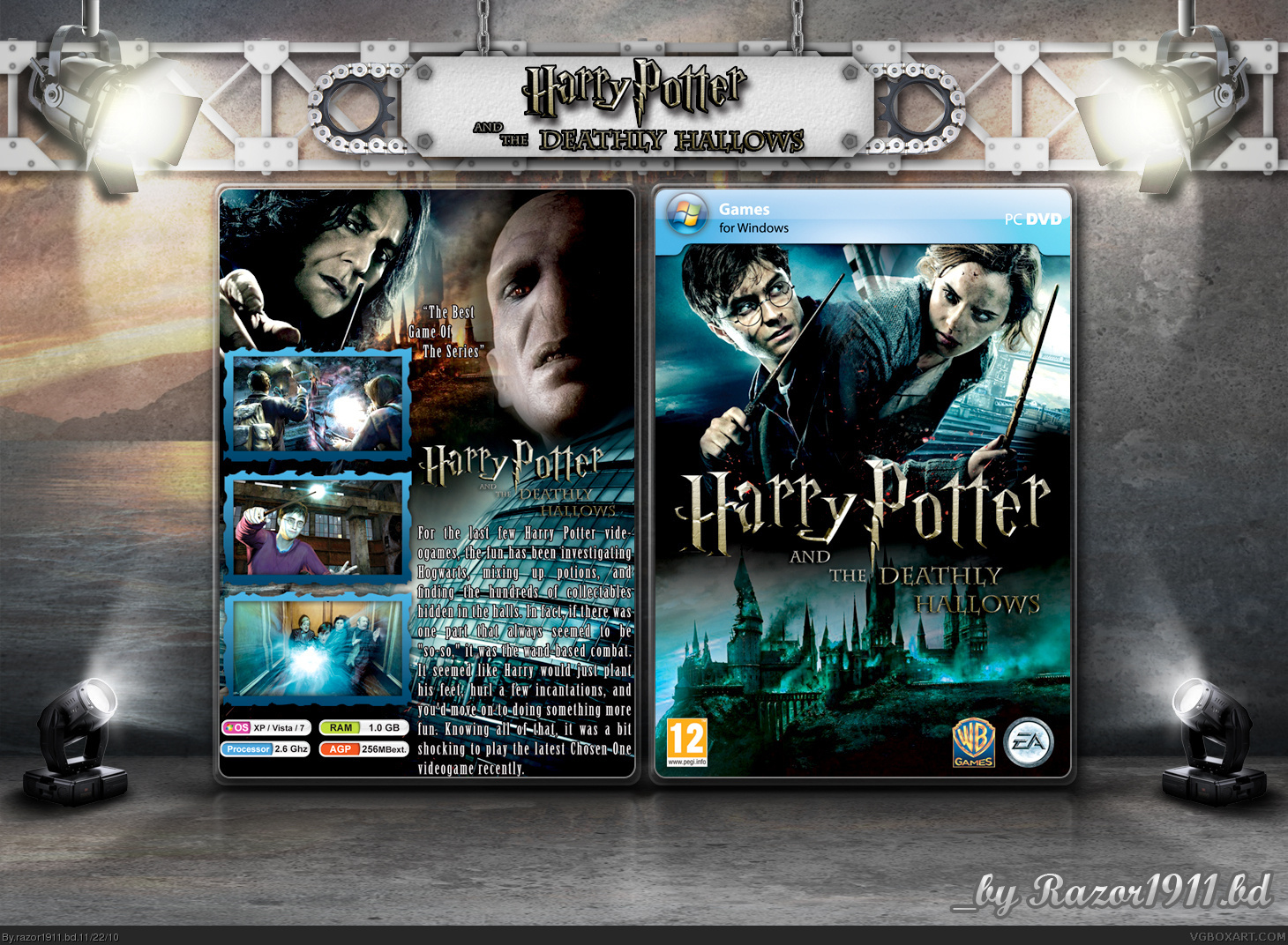 Harry Potter The Deathly Hallows box cover