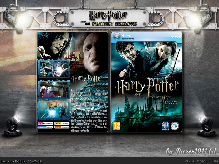 Harry Potter The Deathly Hallows box art cover