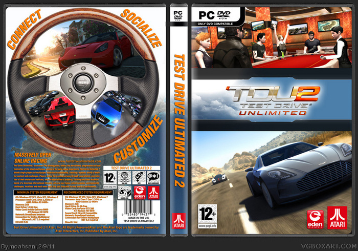Test Drive Unlimited 2 box art cover