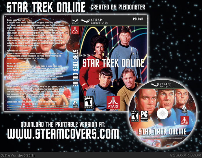 Star Trek Online box art cover