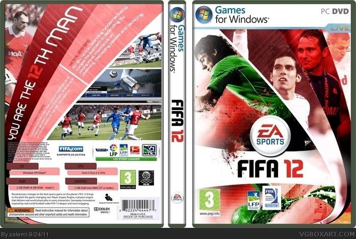 FIFA 12 box art cover