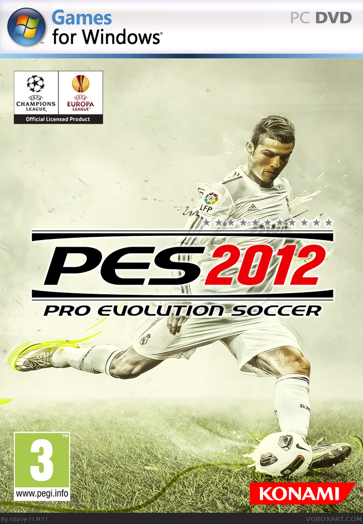 Pro Evolution Soccer 2012 box cover