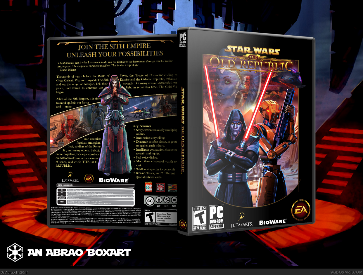 Star Wars: The Old Republic box cover