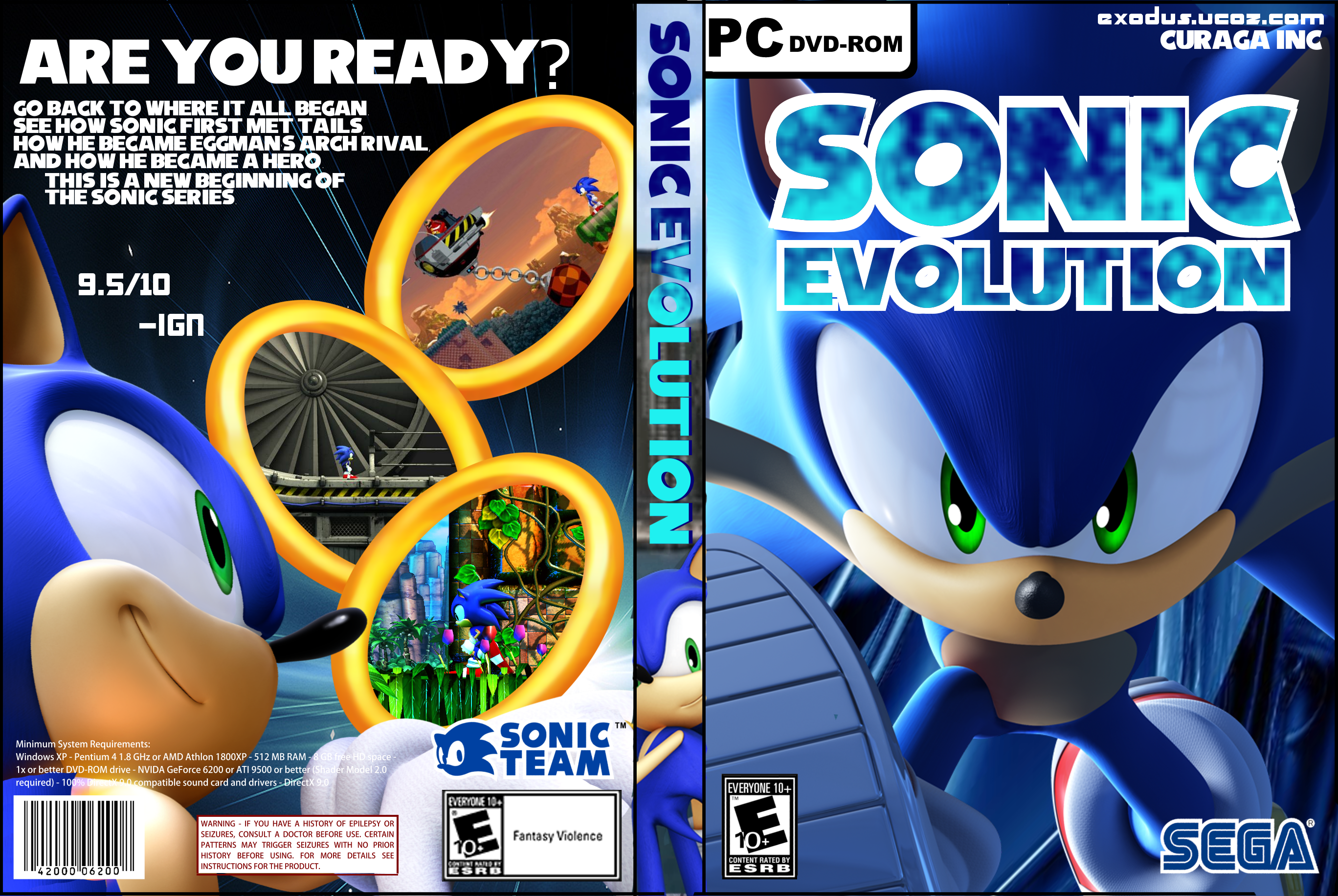 Sonic Evolution box cover