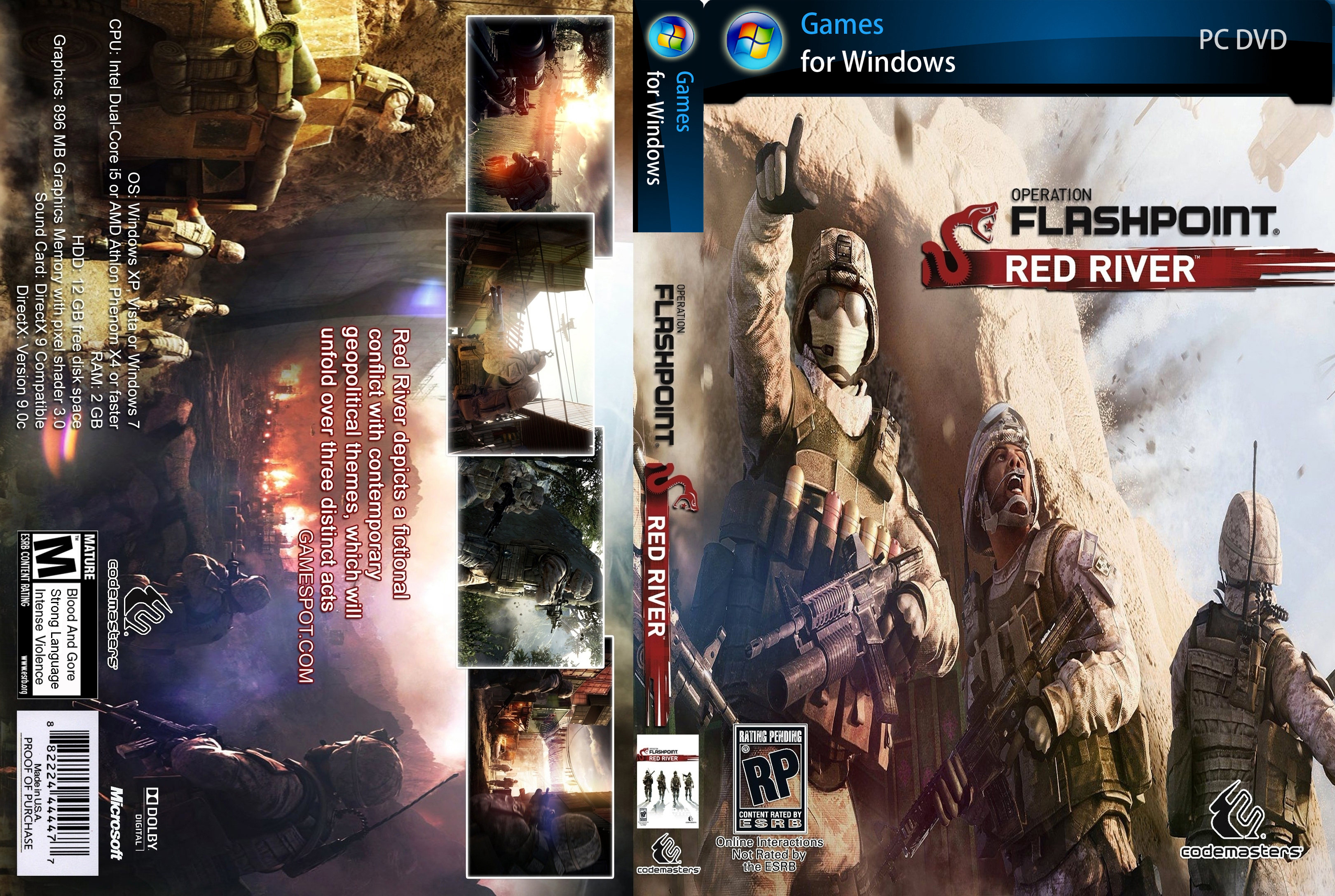 Operation Flashpoint: Red River box cover