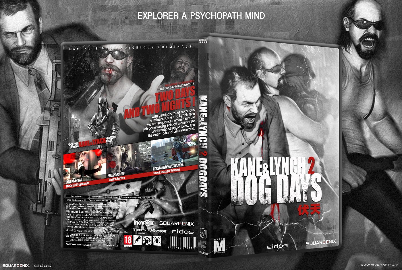 Kane and Lynch 2 box cover