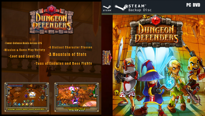 Dungeon Defenders box art cover