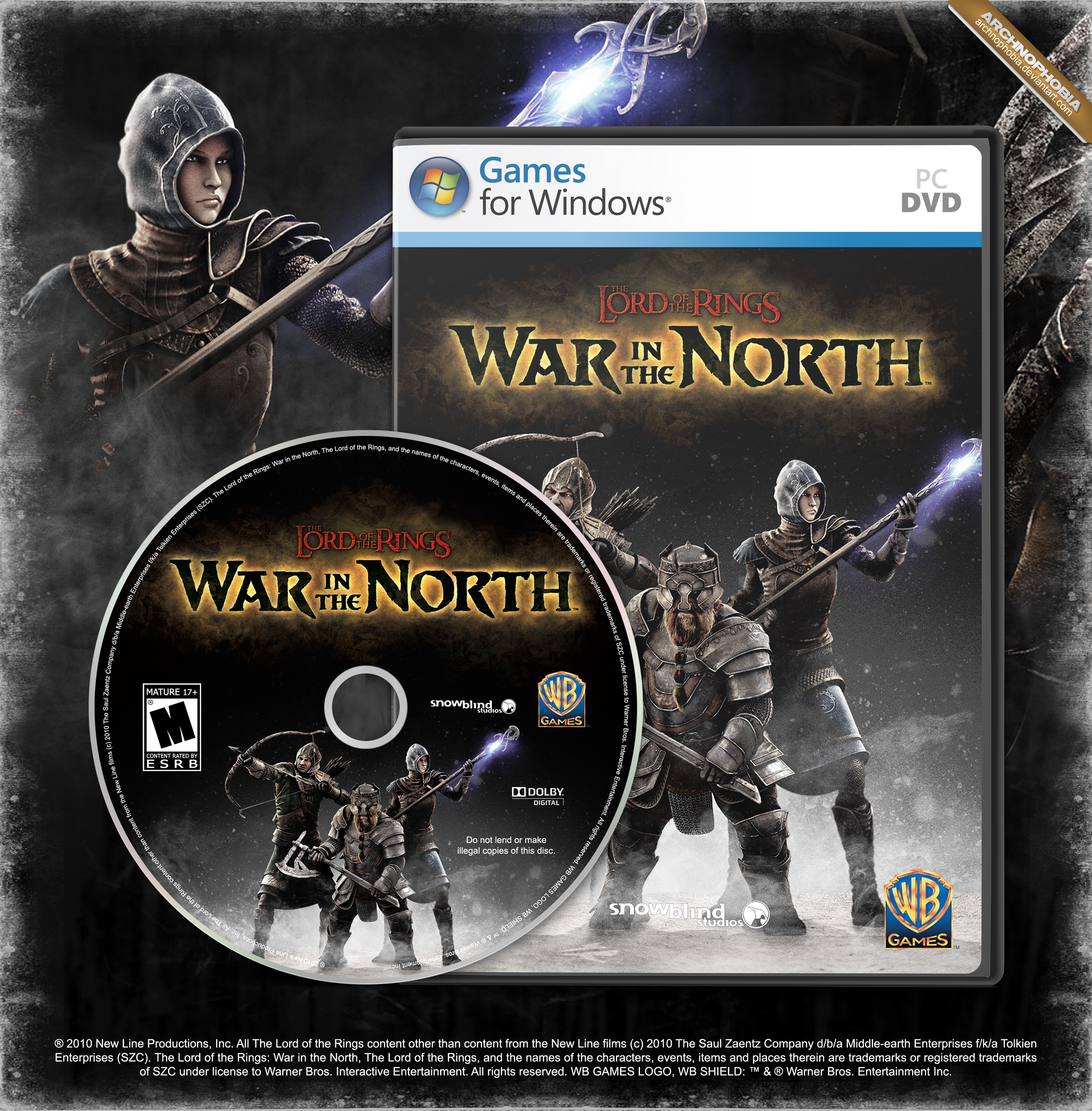 The Lord Of The Rings: War In The North box cover
