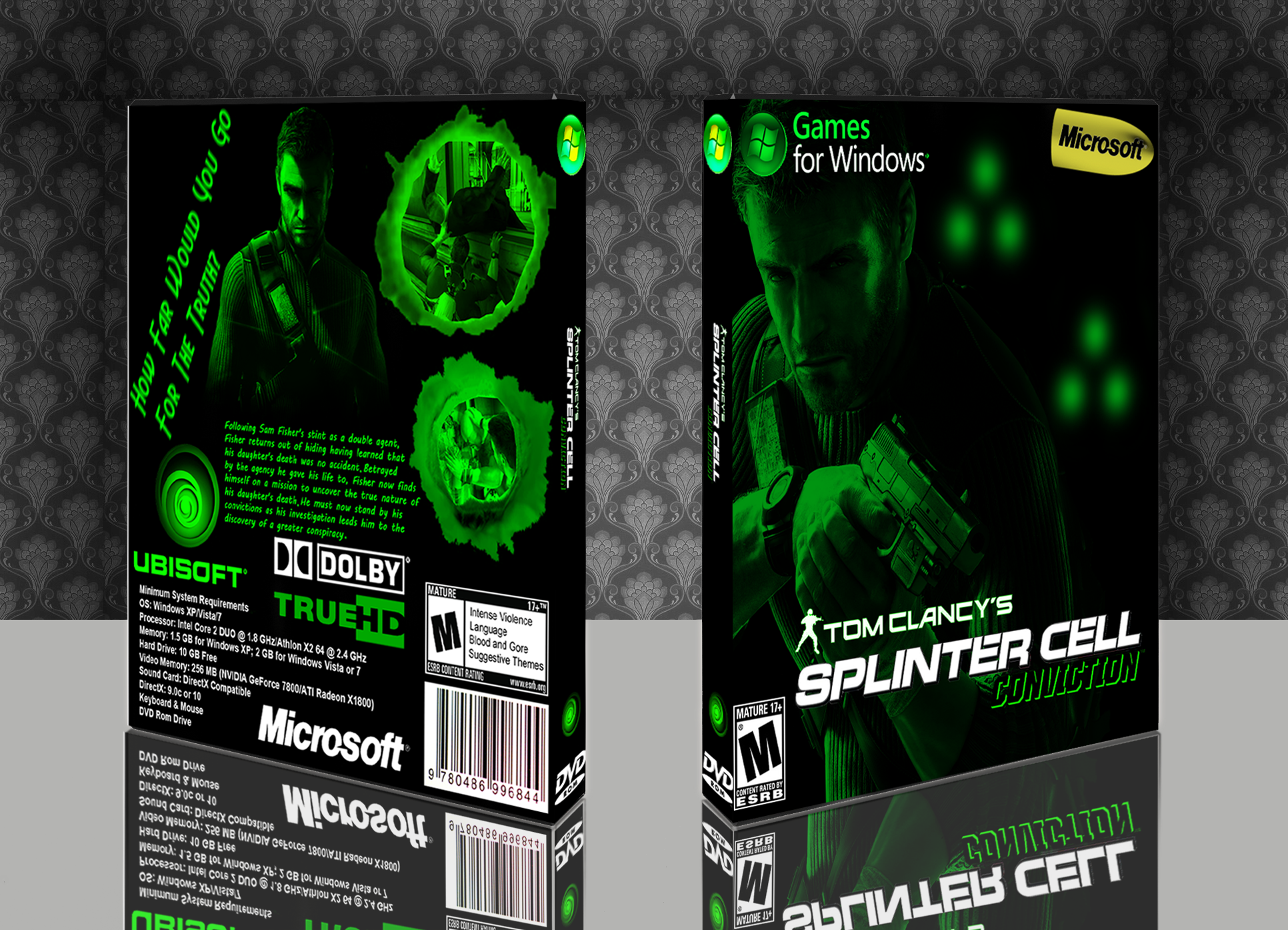 Splinter Cell Conviction box cover