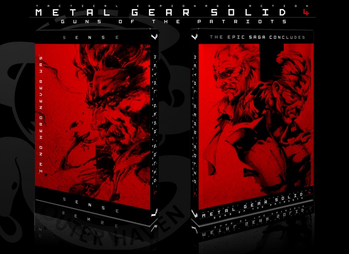 Metal Gear Solid 4 box art cover