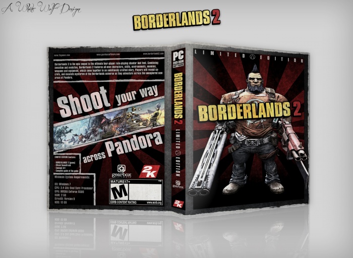 Borderlands 2 Limited Edition box art cover