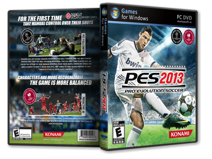 Pro Evolution Soccer 2013 box art cover