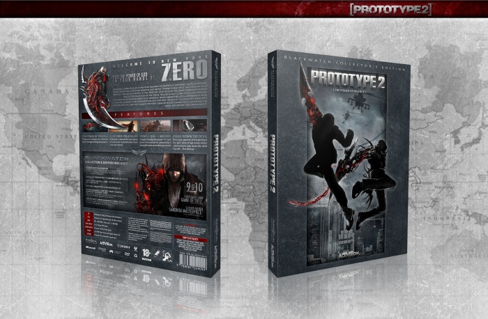 Prototype 2 Blackwatch Collector's Edition box art cover