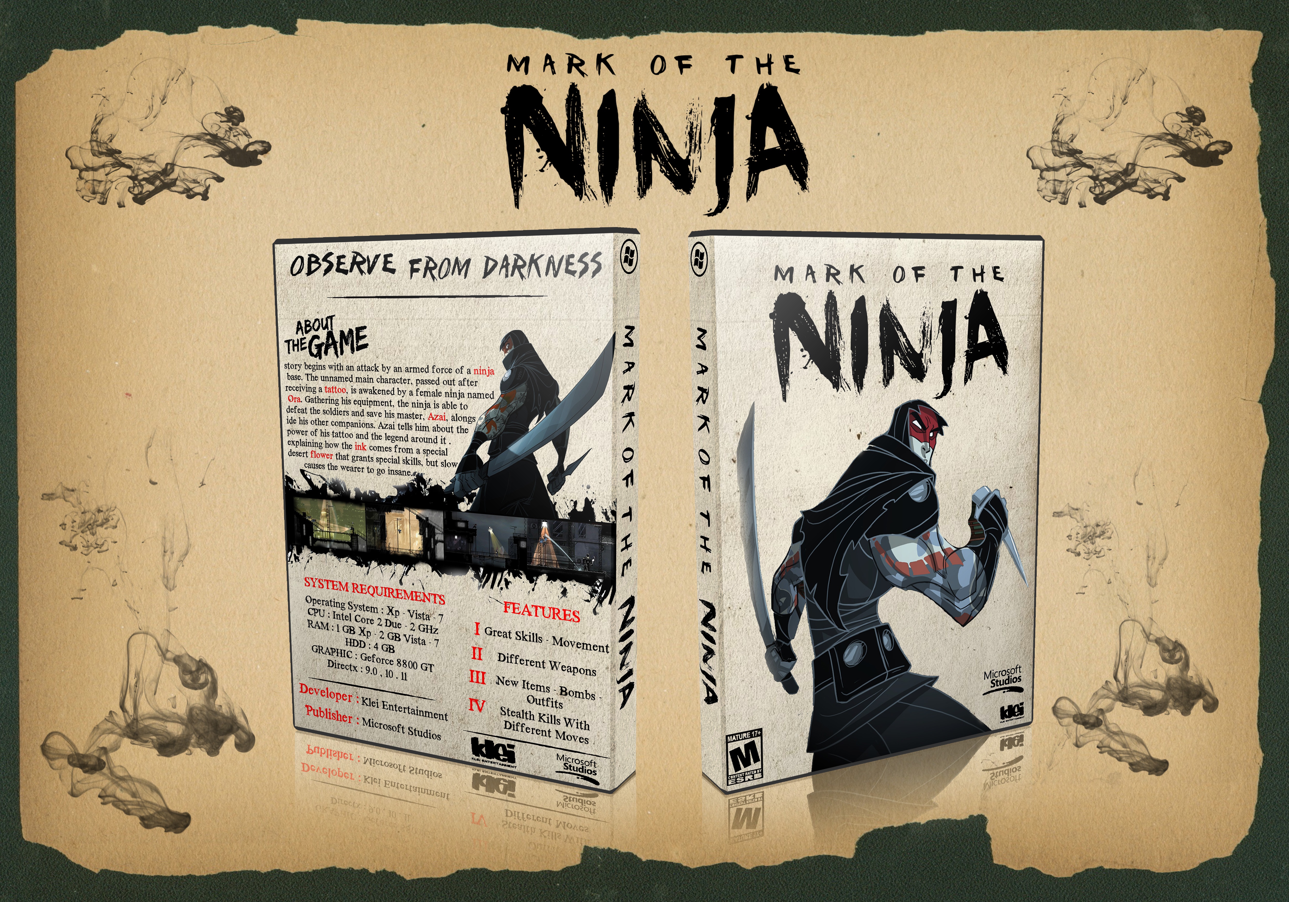 Mark of the Ninja box cover