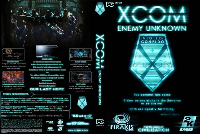 Xcom Enemy Unknown box art cover