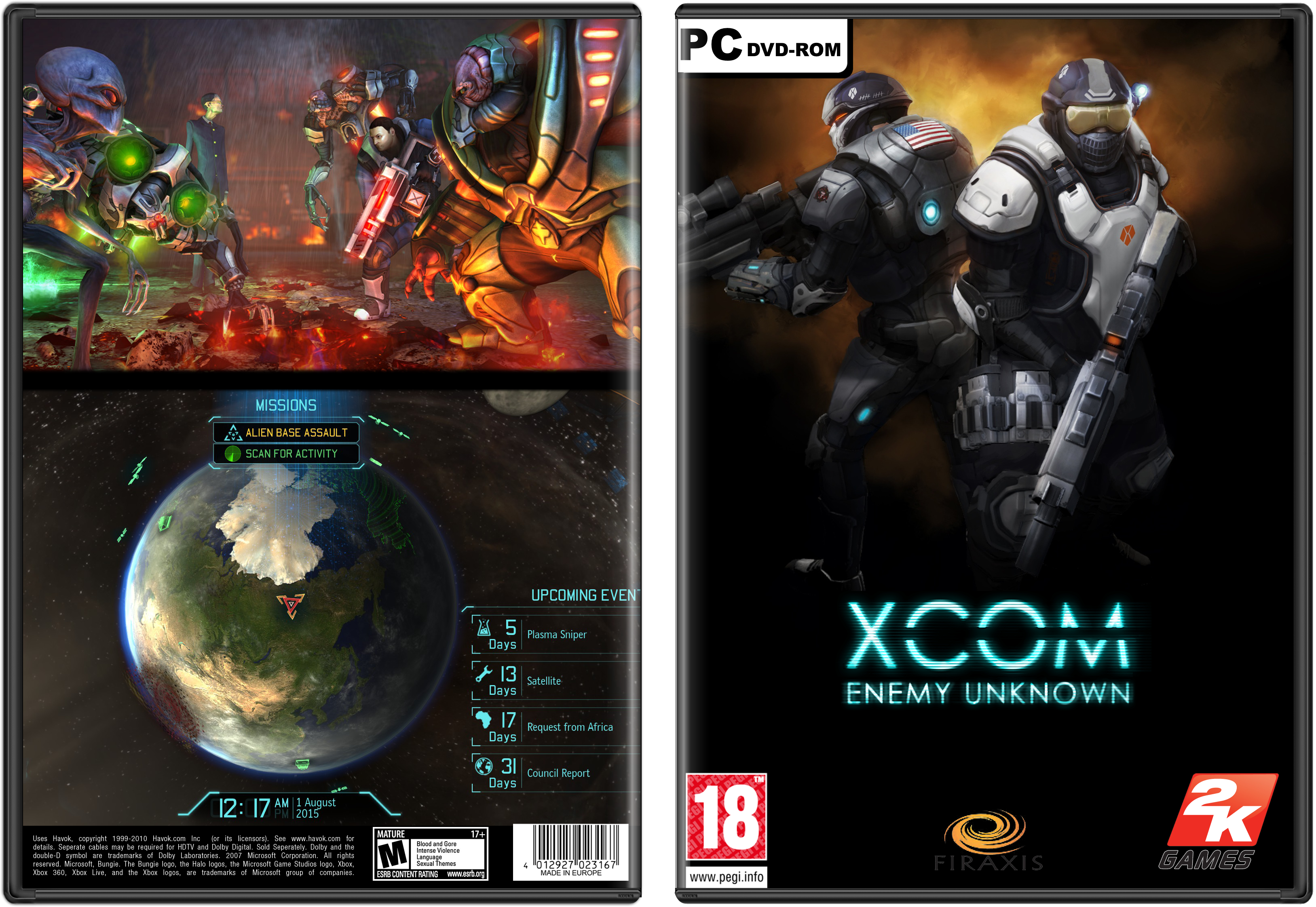 XCOM Enemy Unknown box cover