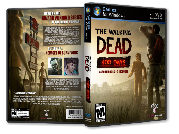 The Walking Dead: 400 Days box art cover