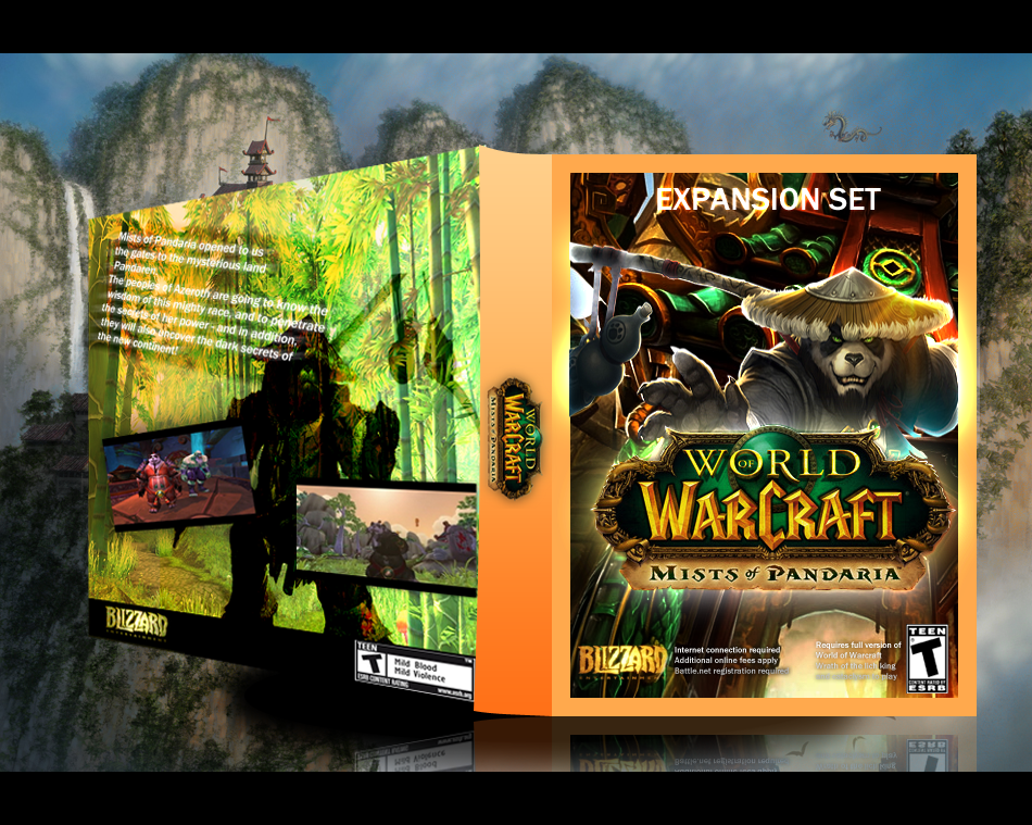 World of Warcraft : Mists of Pandaria box cover