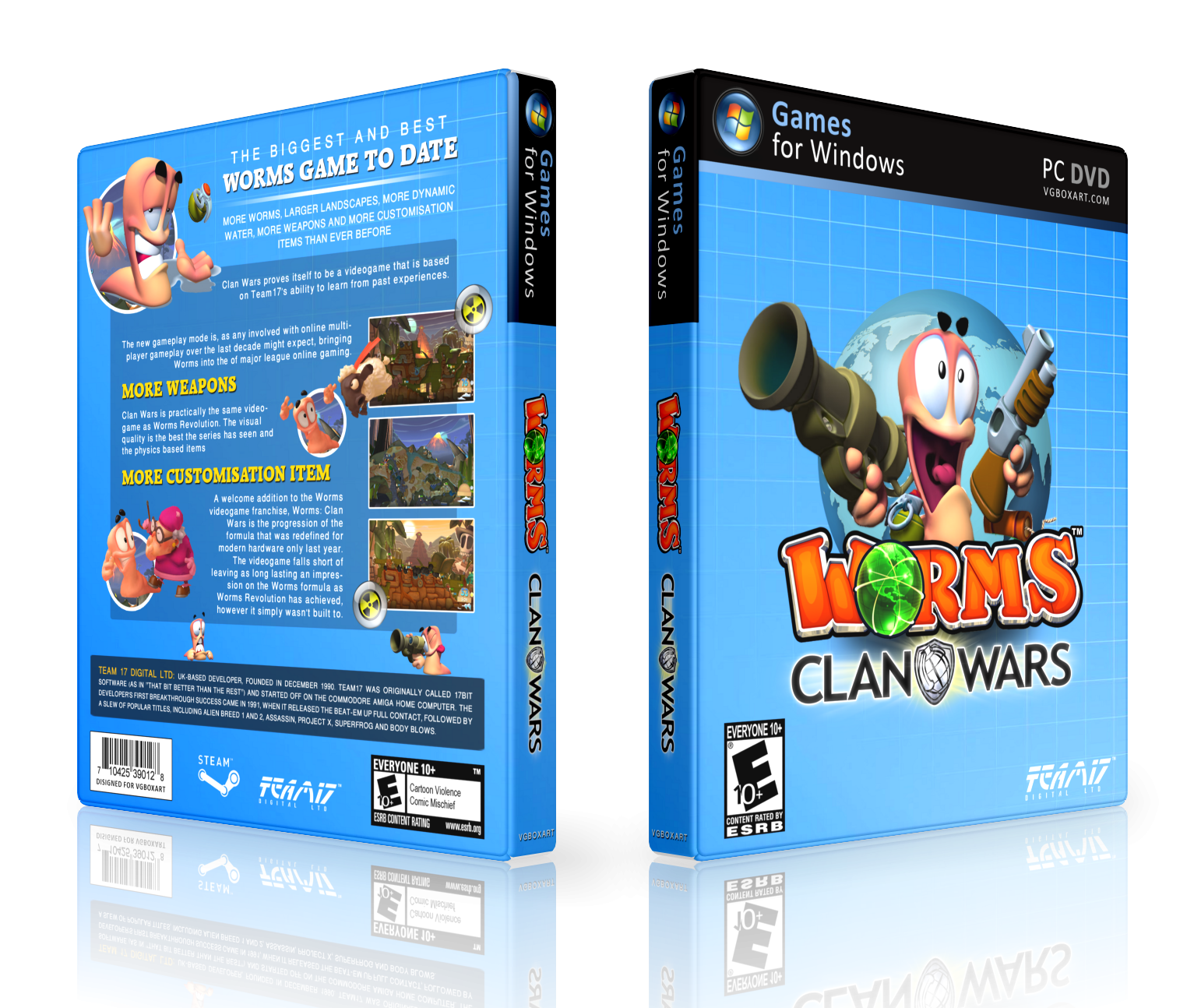 Worms Clan Wars box cover