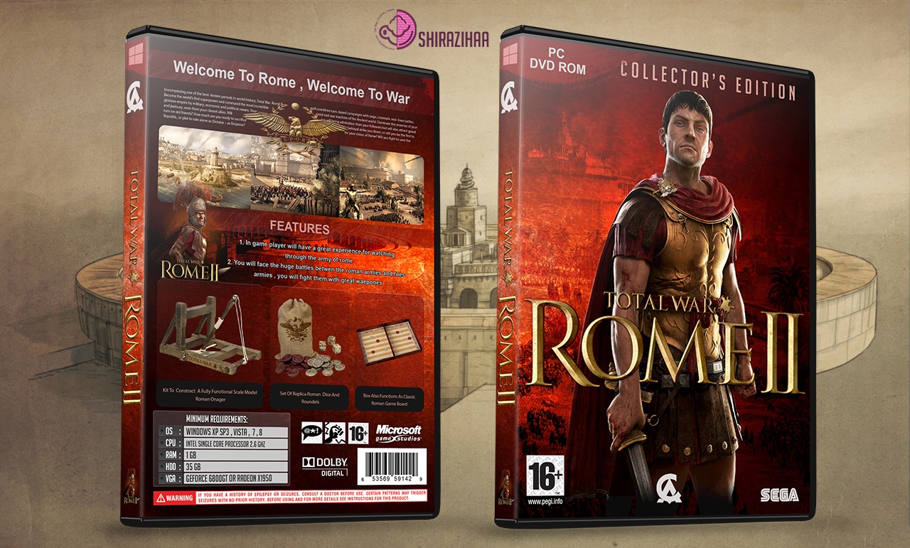 Total War Rome II box cover