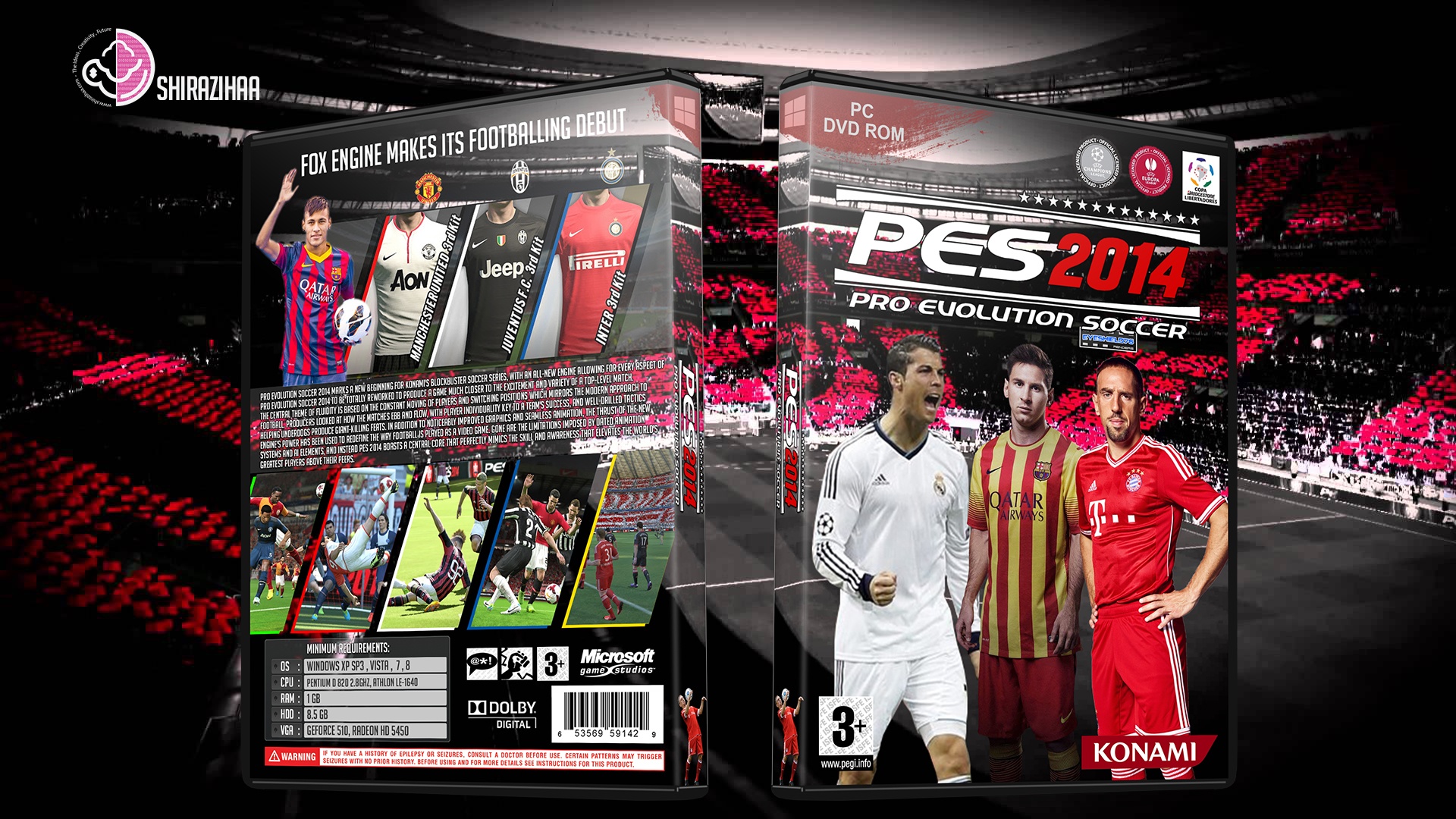 Pro Evolution Soccer 2014 box cover