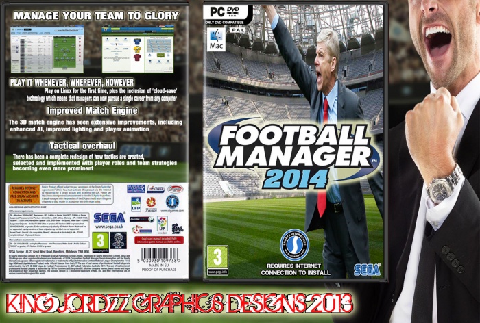 Football Manager 2014 box art cover