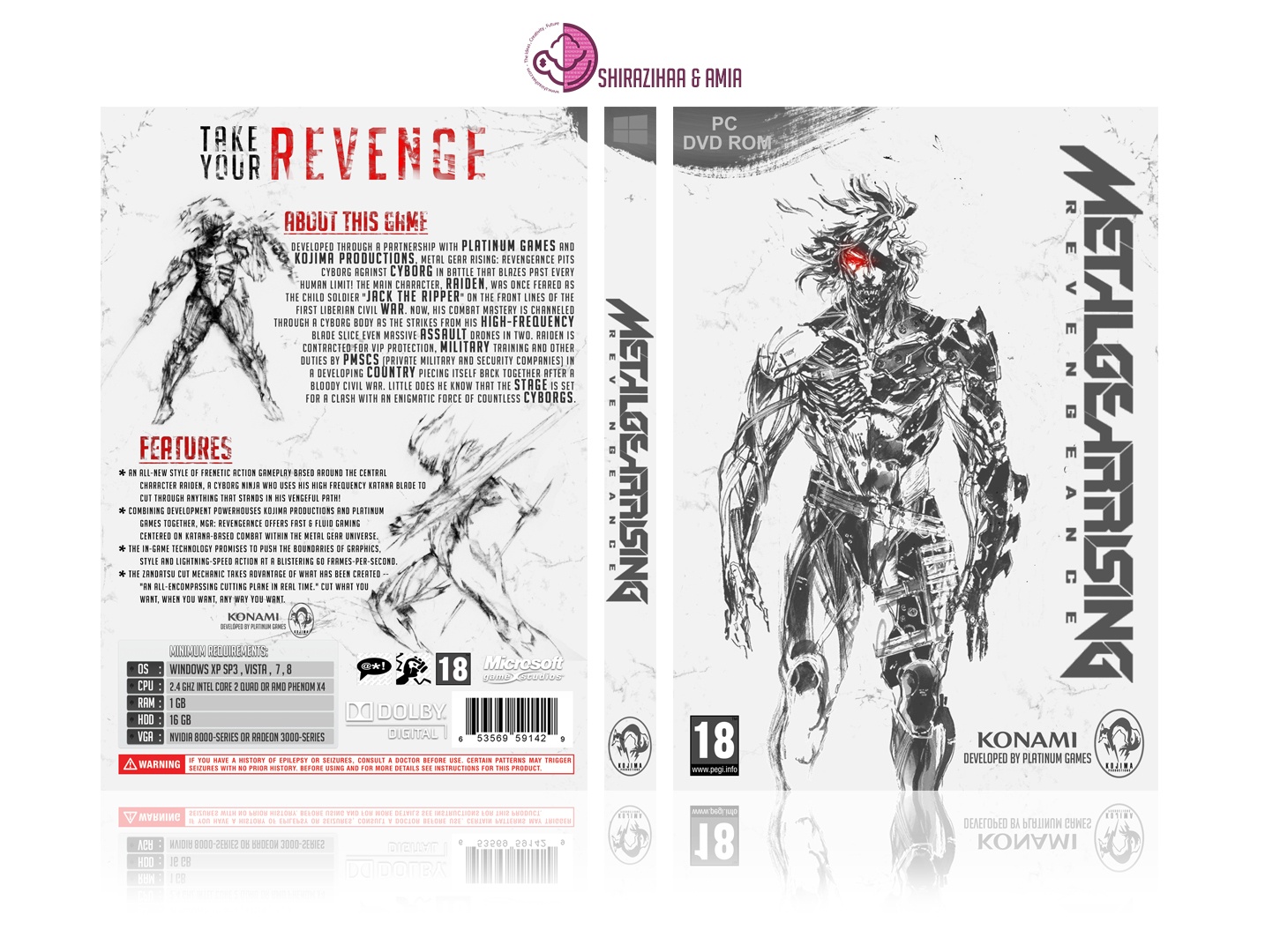 METAL GEAR RISING : Revengeance box cover