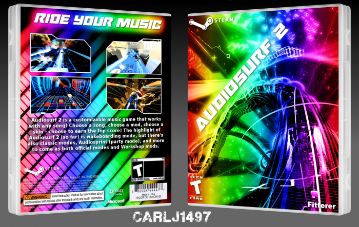 Audiosurf 2 box art cover