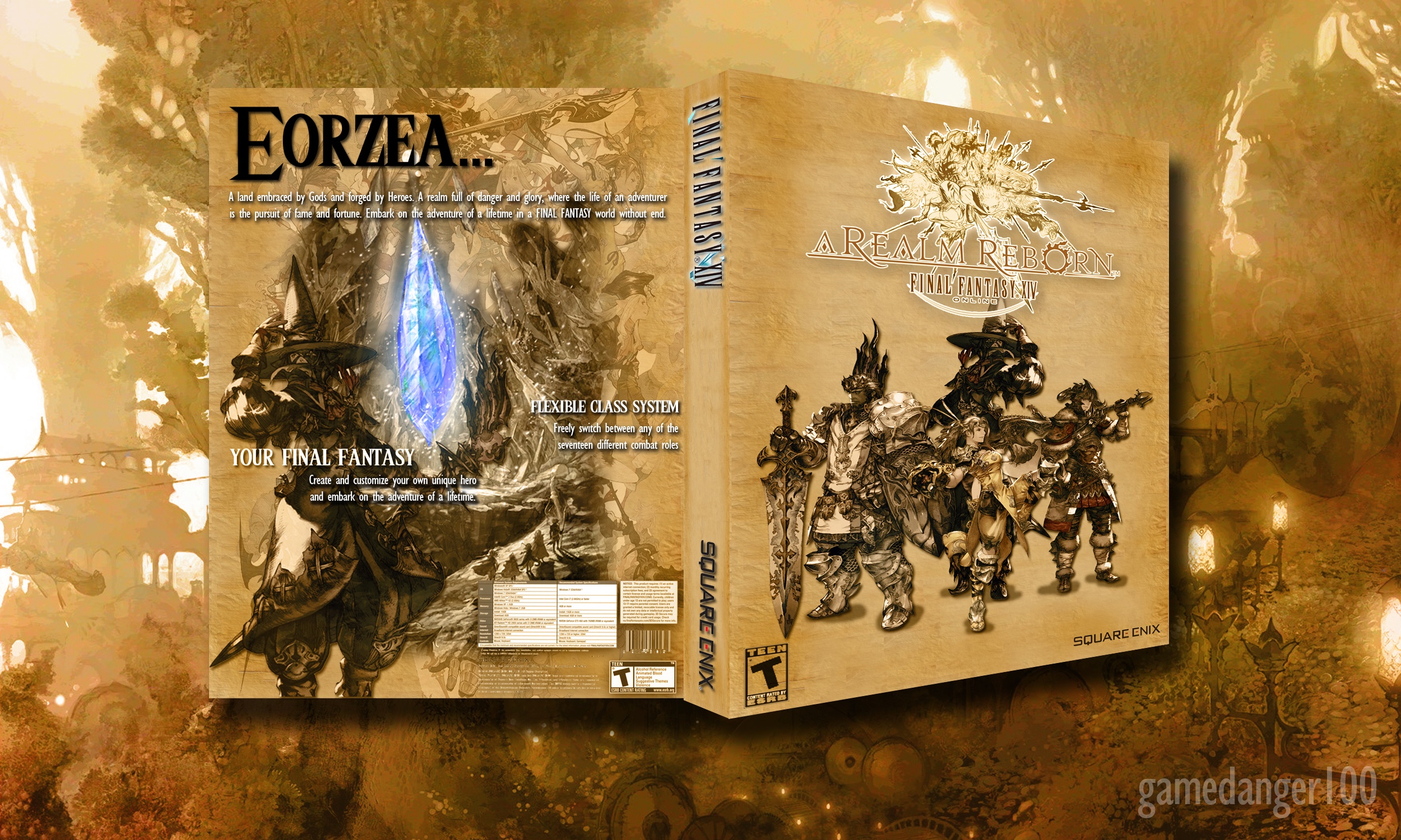 Final Fantasy XIV - A Realm Reborn box cover