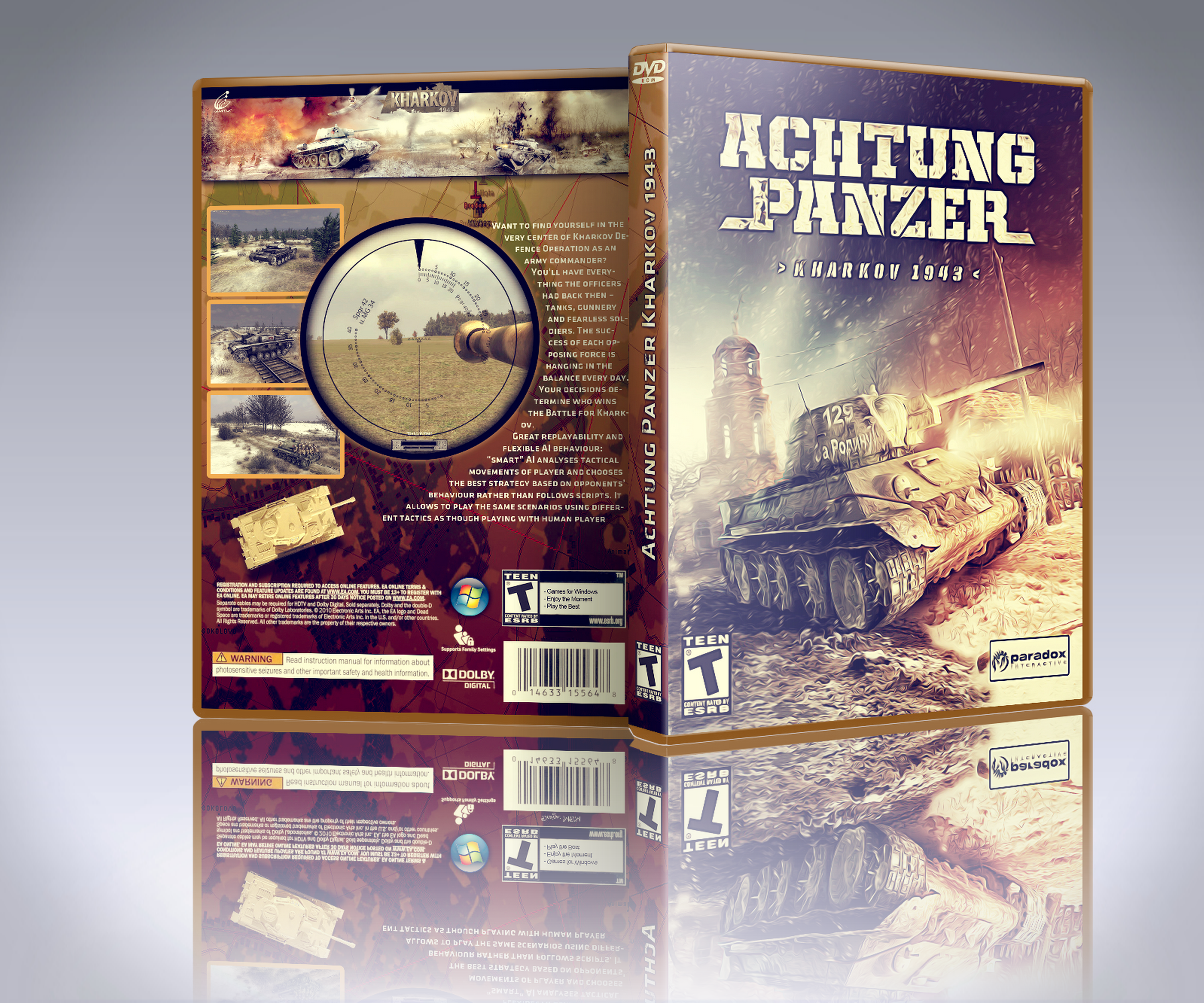 Achtung Panzer Kharkov 1943 box cover
