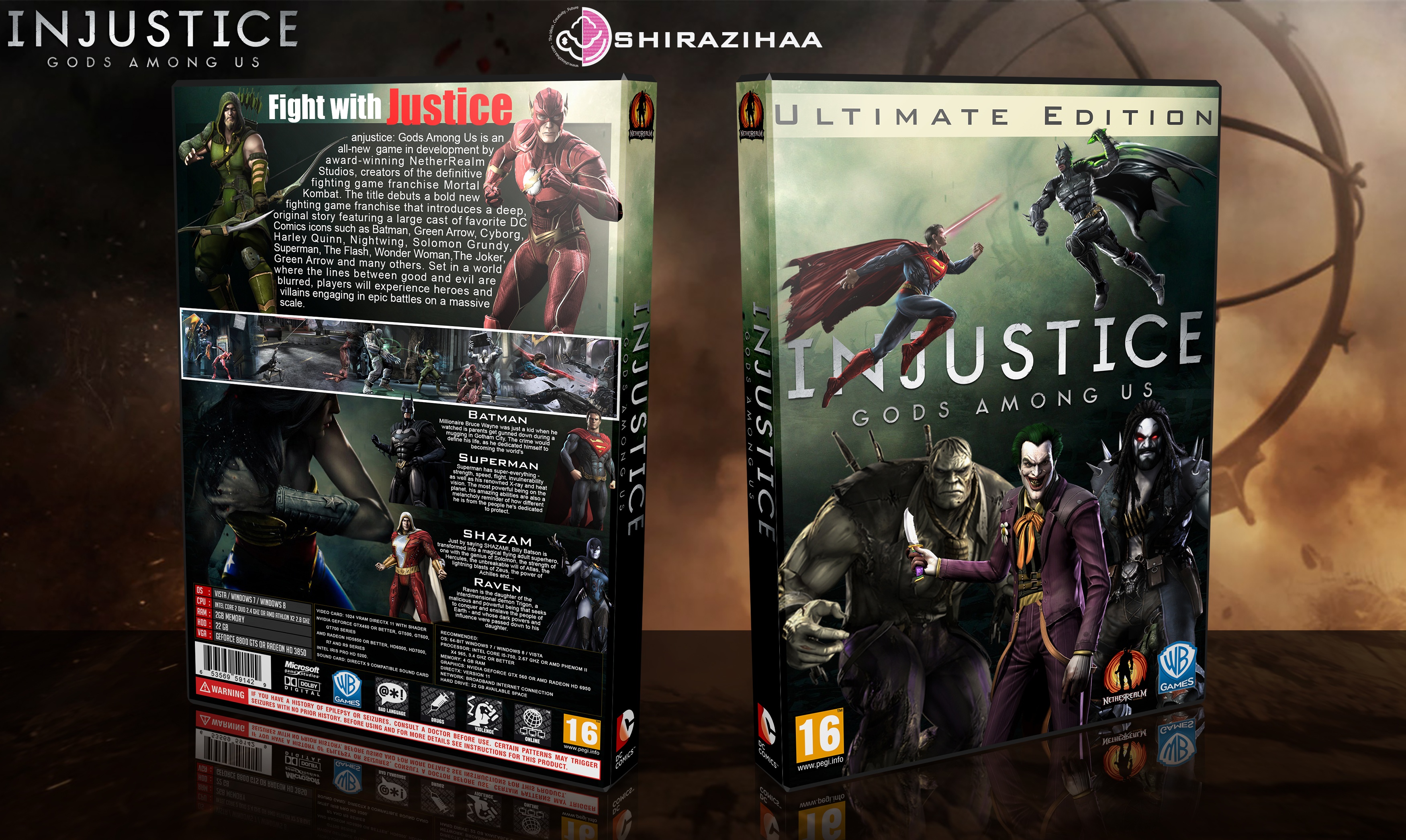 Injustice: Gods Among Us - Ultimate Edition box cover