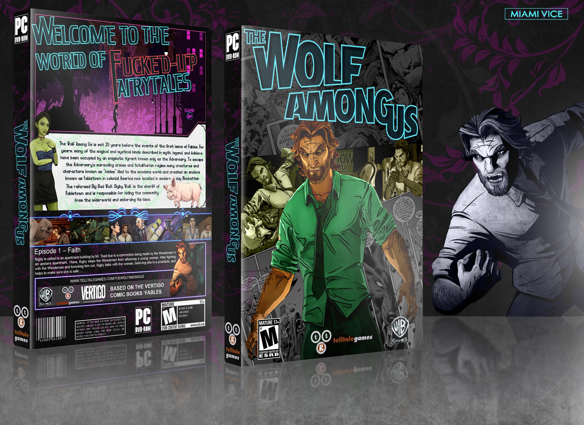 The Wolf Among Us box cover
