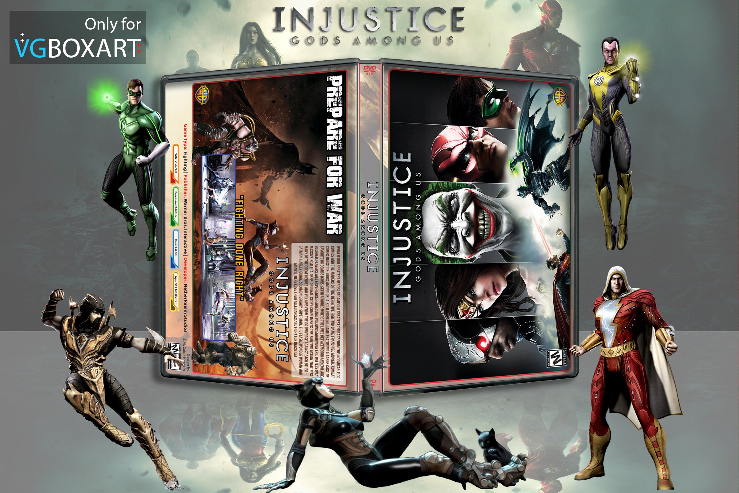 Injustice: Gods Among Us box cover