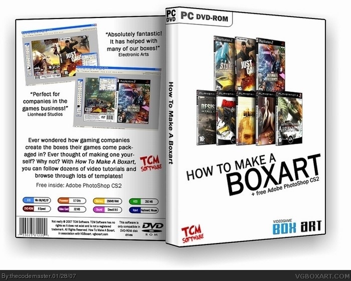 How To Make A Boxart box art cover
