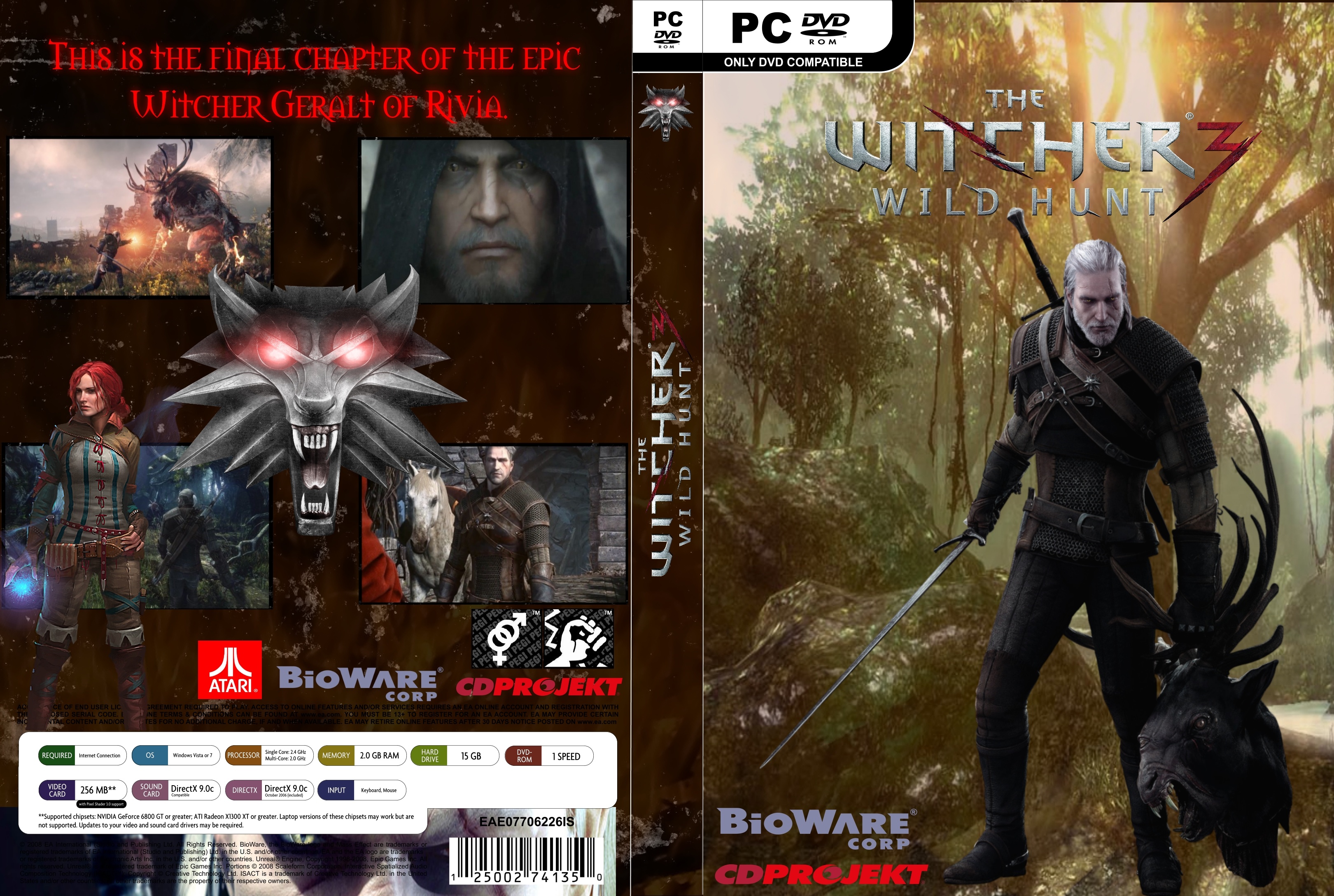 The Witcher 3 Wild Hunt box cover