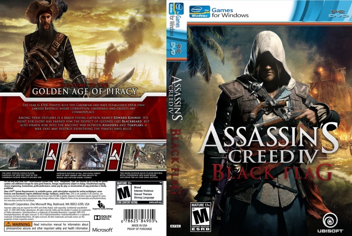 Assassin's Creed IV Black Flag box art cover