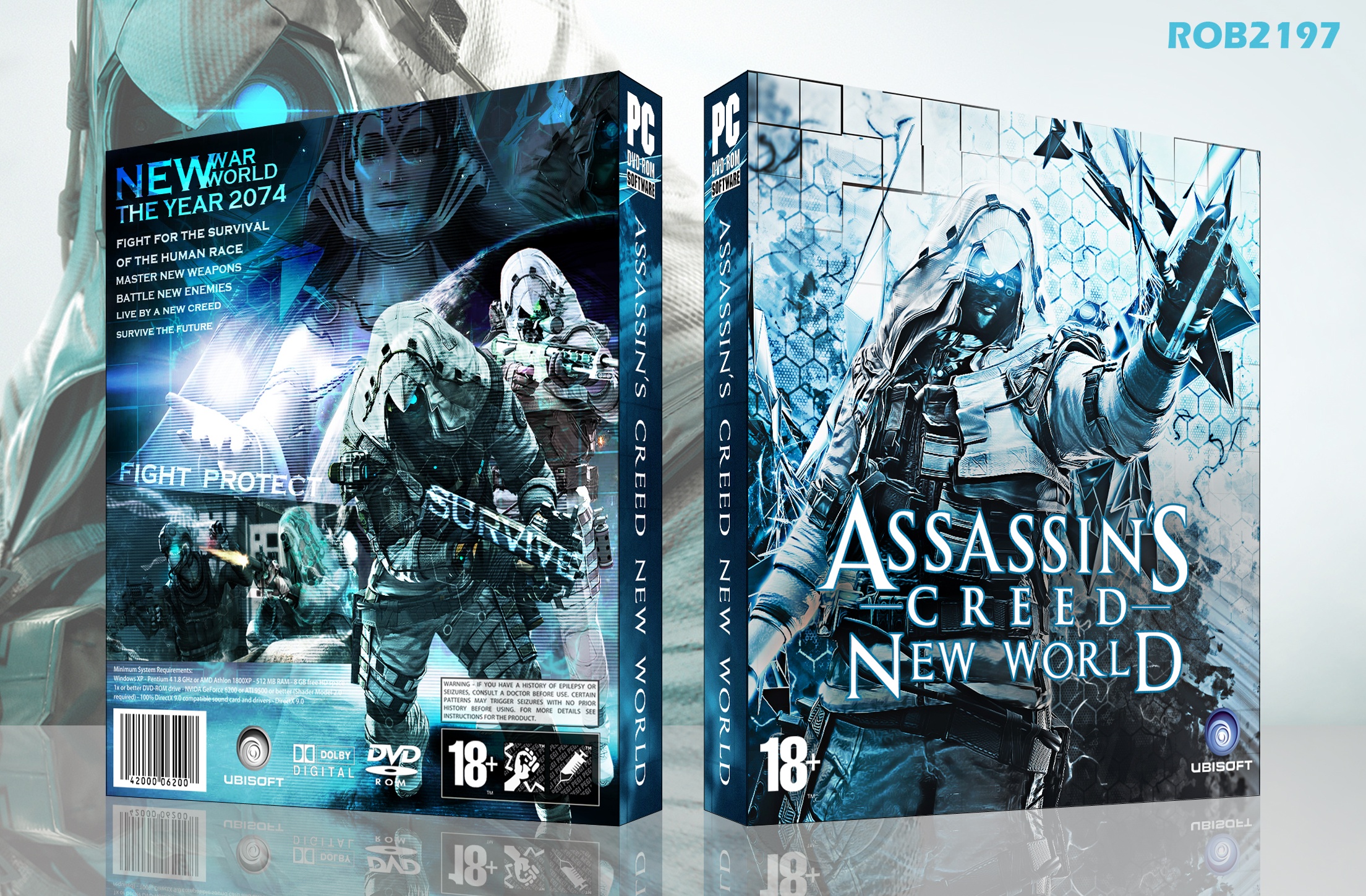 Assassin's Creed New World box cover