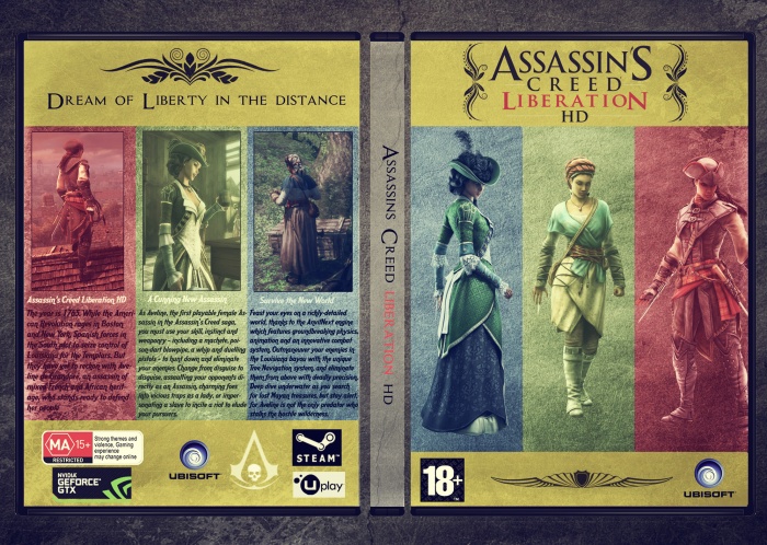 Assassin's Creed Liberation HD box art cover