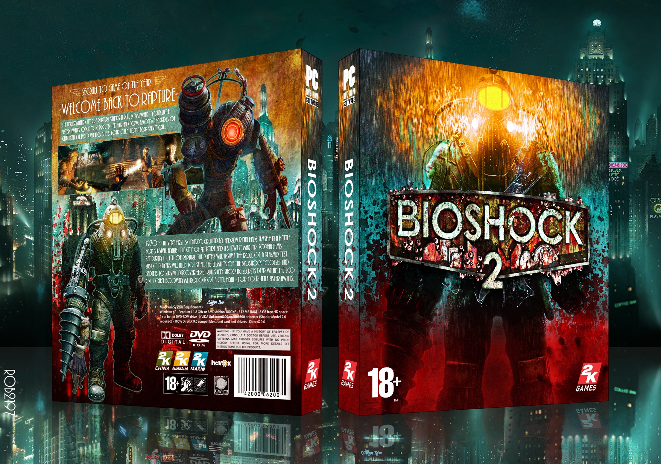 BioShock 2 box cover